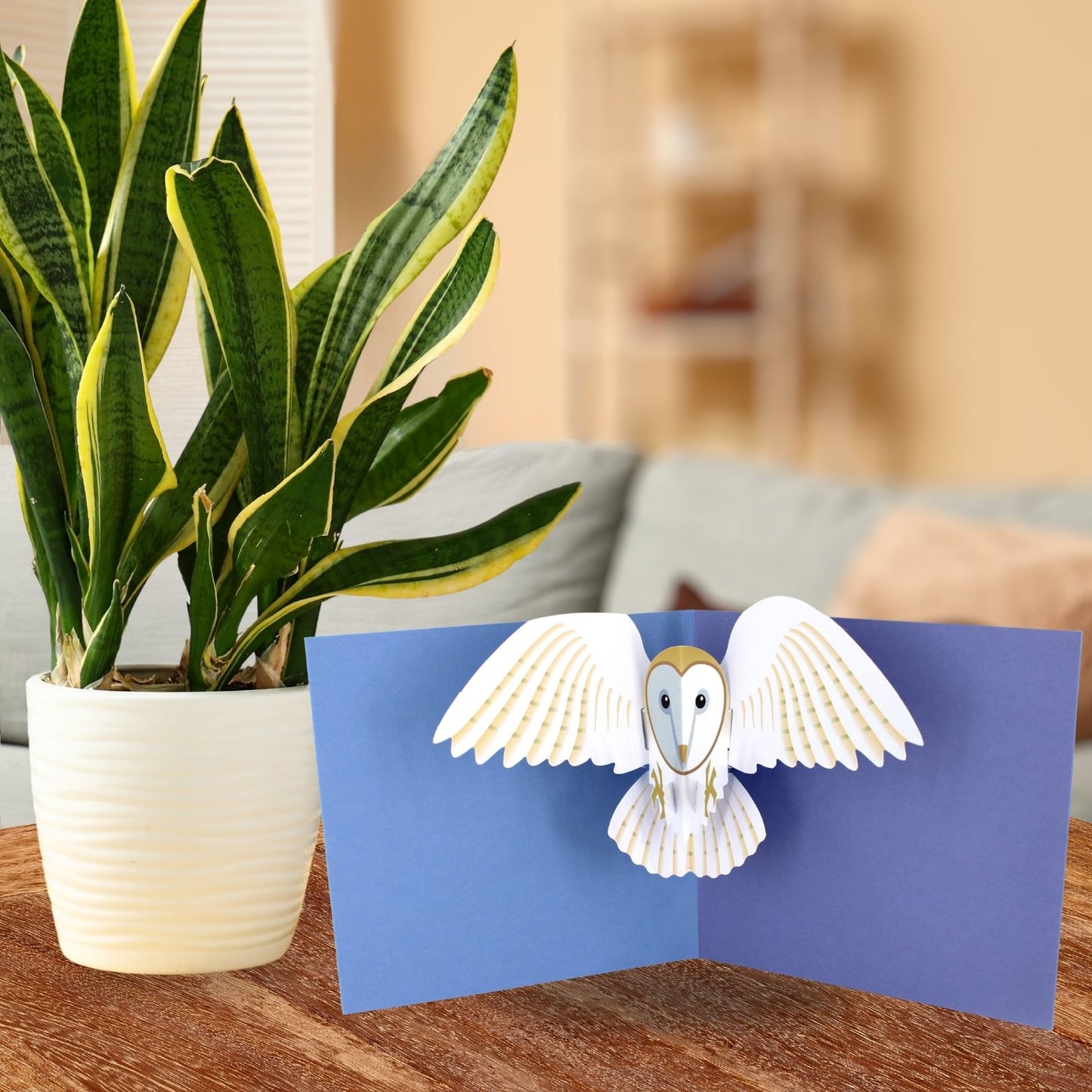2toTango 3D Pop Up Card Owl In Flight Greeting Card Any Occasion