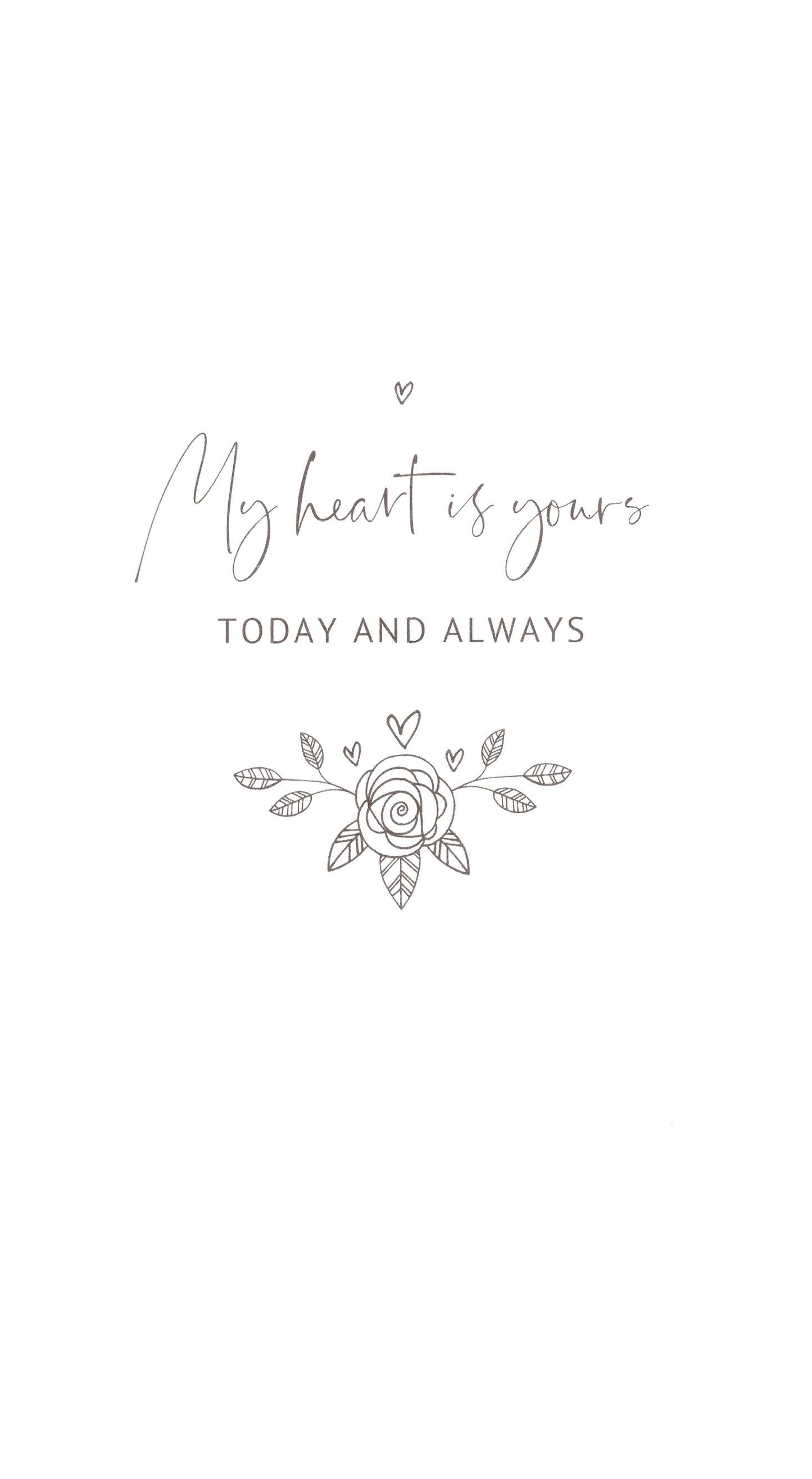 With All My Love Embellished Valentine's Card Hand-Finished