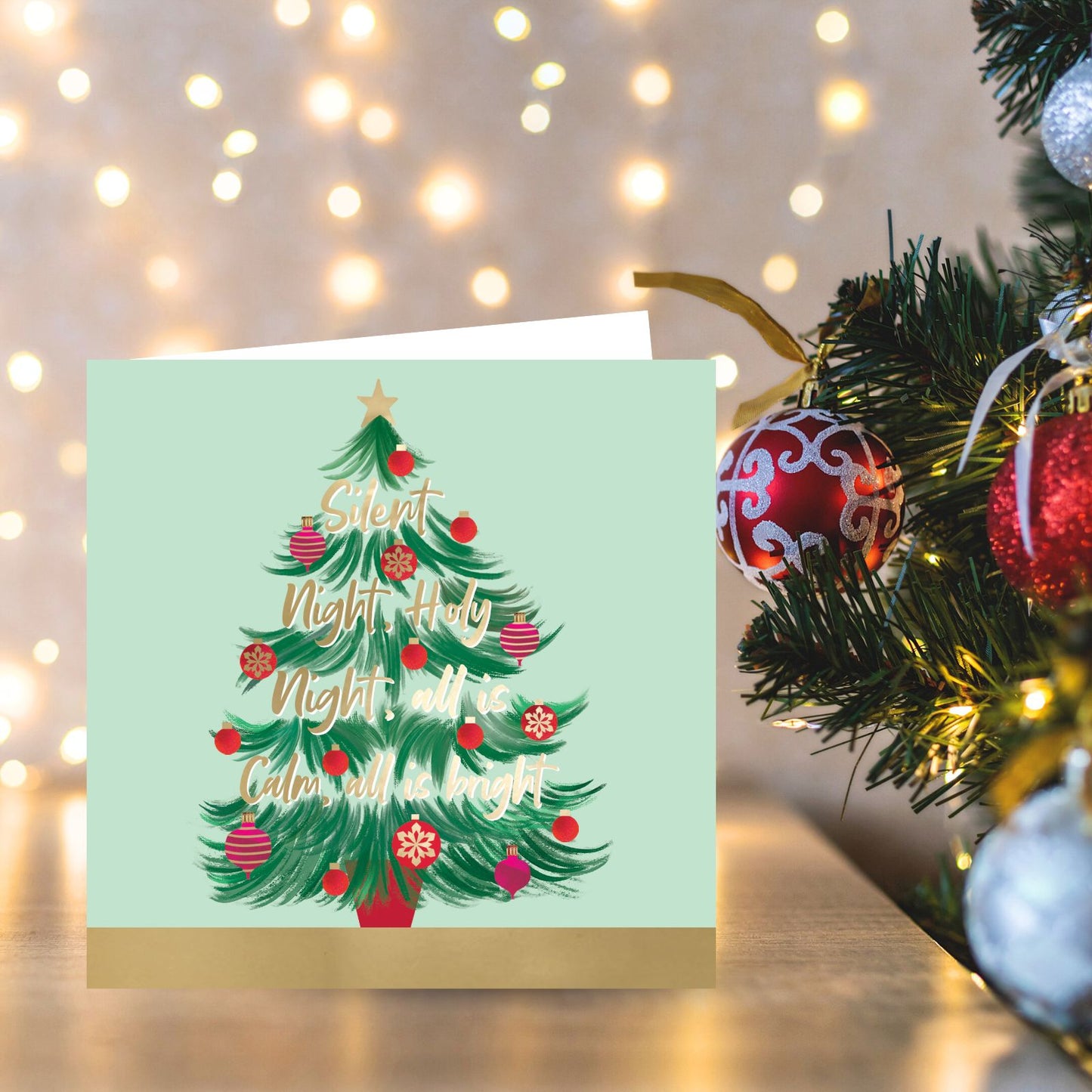 Hospice UK Charity Christmas Cards Box of 8 Tree Charitable Xmas Cards