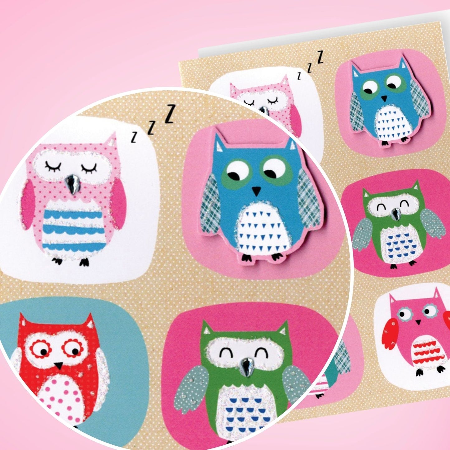 Cute Owls Any Occasion Greeting Card