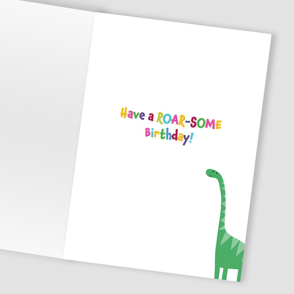 Boys 6th Birthday Look Who's 6 Fun Kids Tattoo Dinosaur Childrens Birthday Card