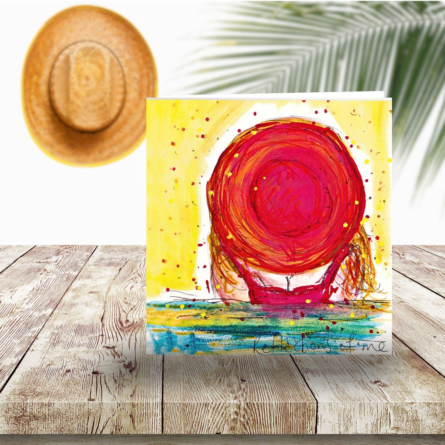 Tabitha Corbett 'Reflections Of Me' Mermaid Vibes! Artistic Greeting Card