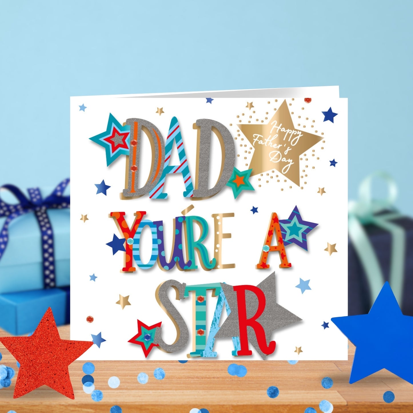 Dad You're A Star Father's Day Greeting Card