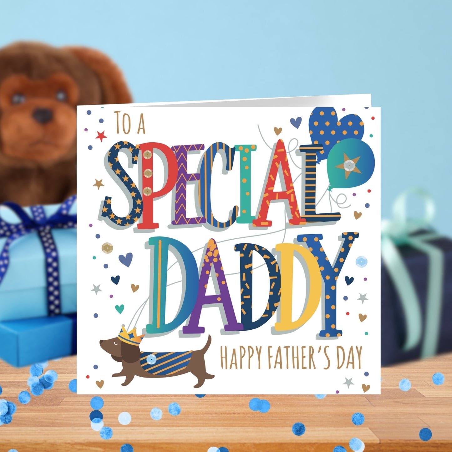 To A Special Daddy Embellished Father's Day Card