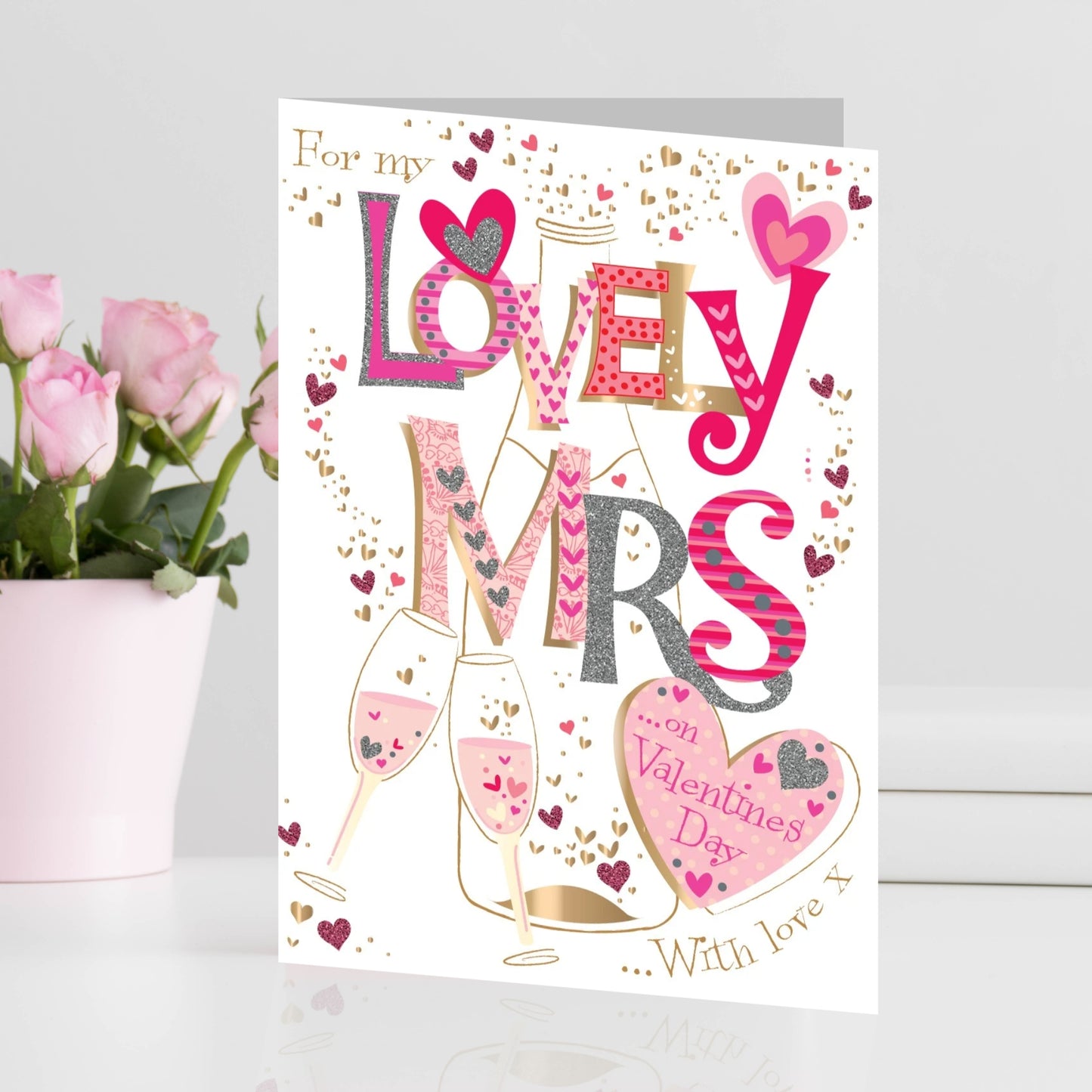 My Lovely Mrs On Valentine's Day Card