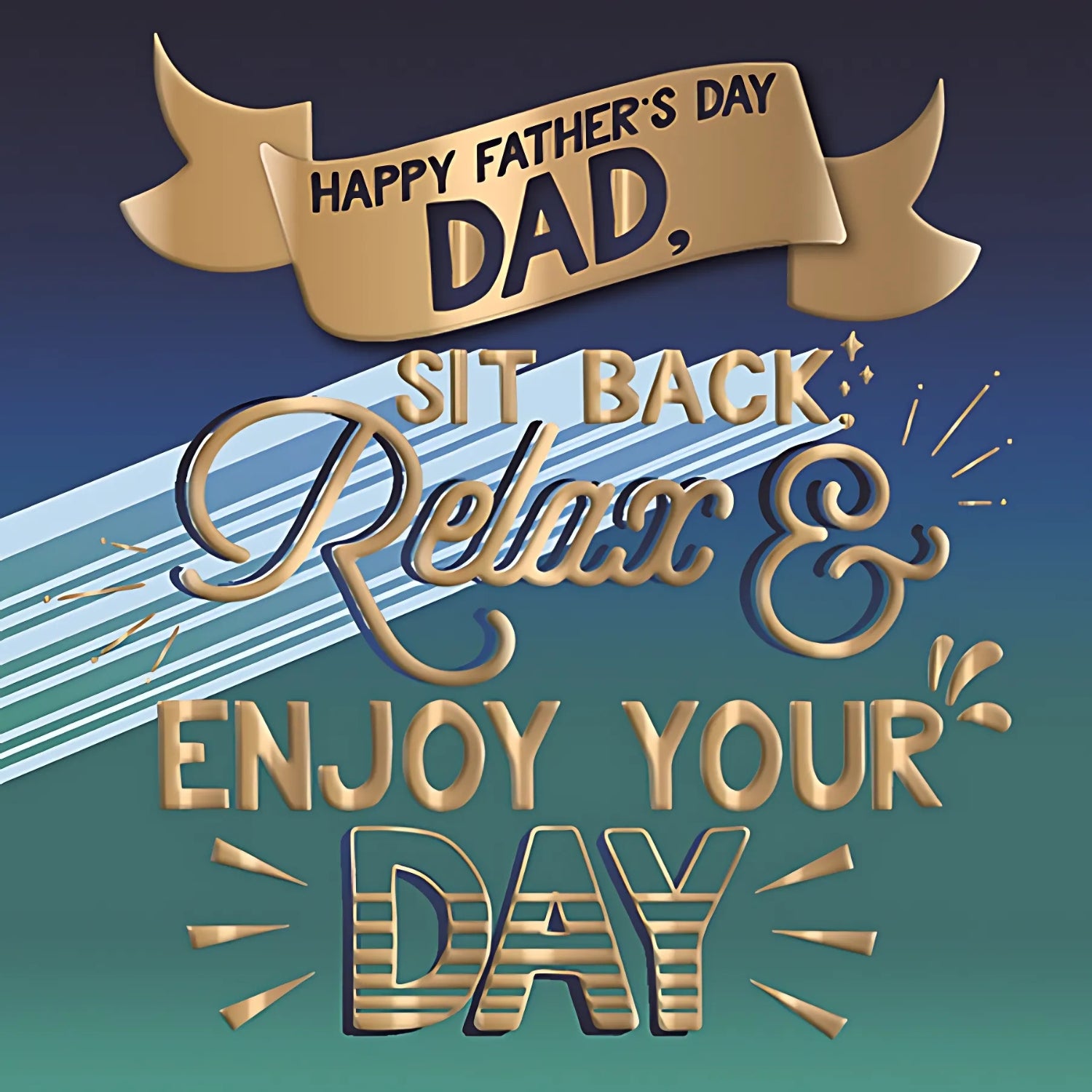 Dad Enjoy Your Day Father's Day Greeting Card – Love Kate's