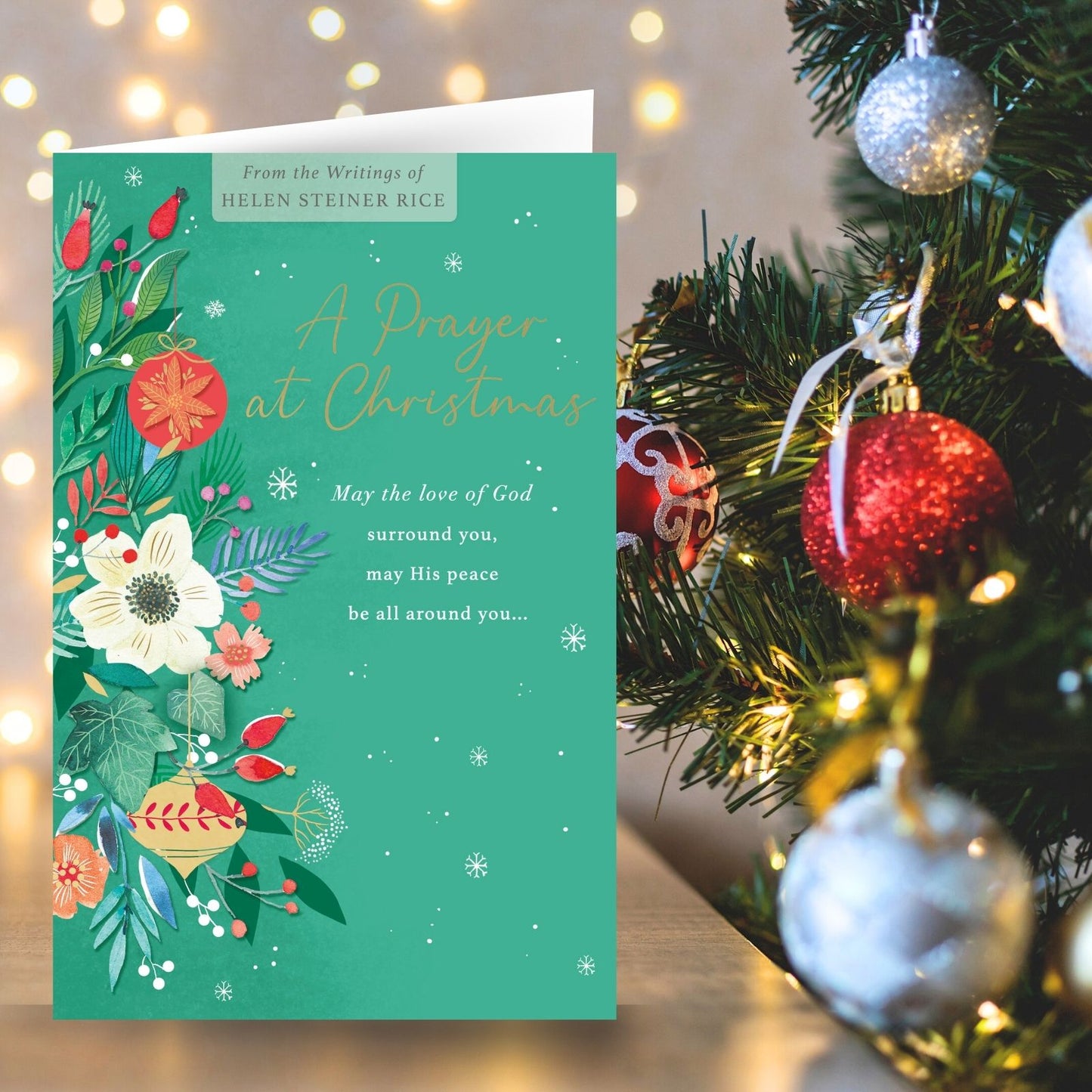 Helen Steiner Rice Christmas Card A Prayer At Christmas Religious Xmas Greetings
