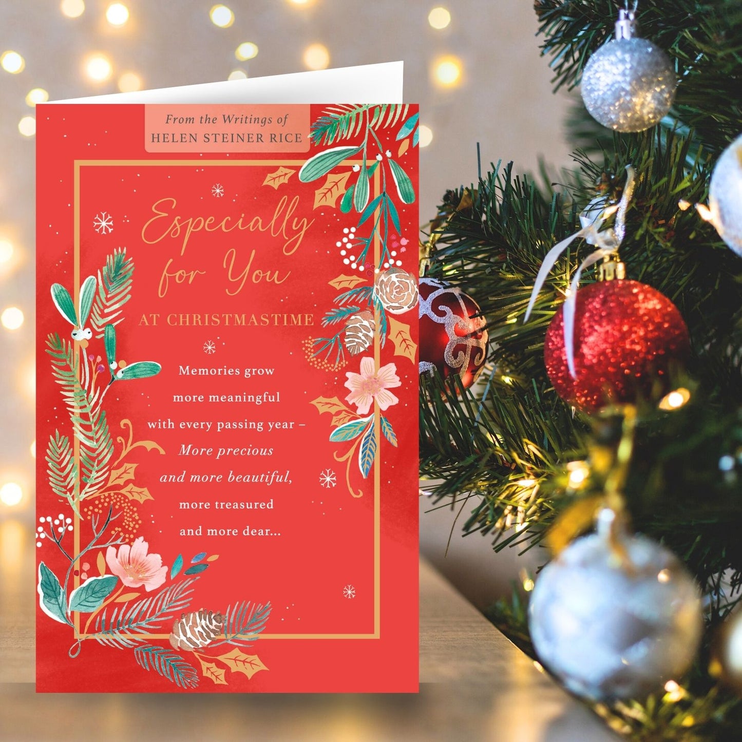 Helen Steiner Rice Christmas Card Especially For You Religious Xmas Greetings