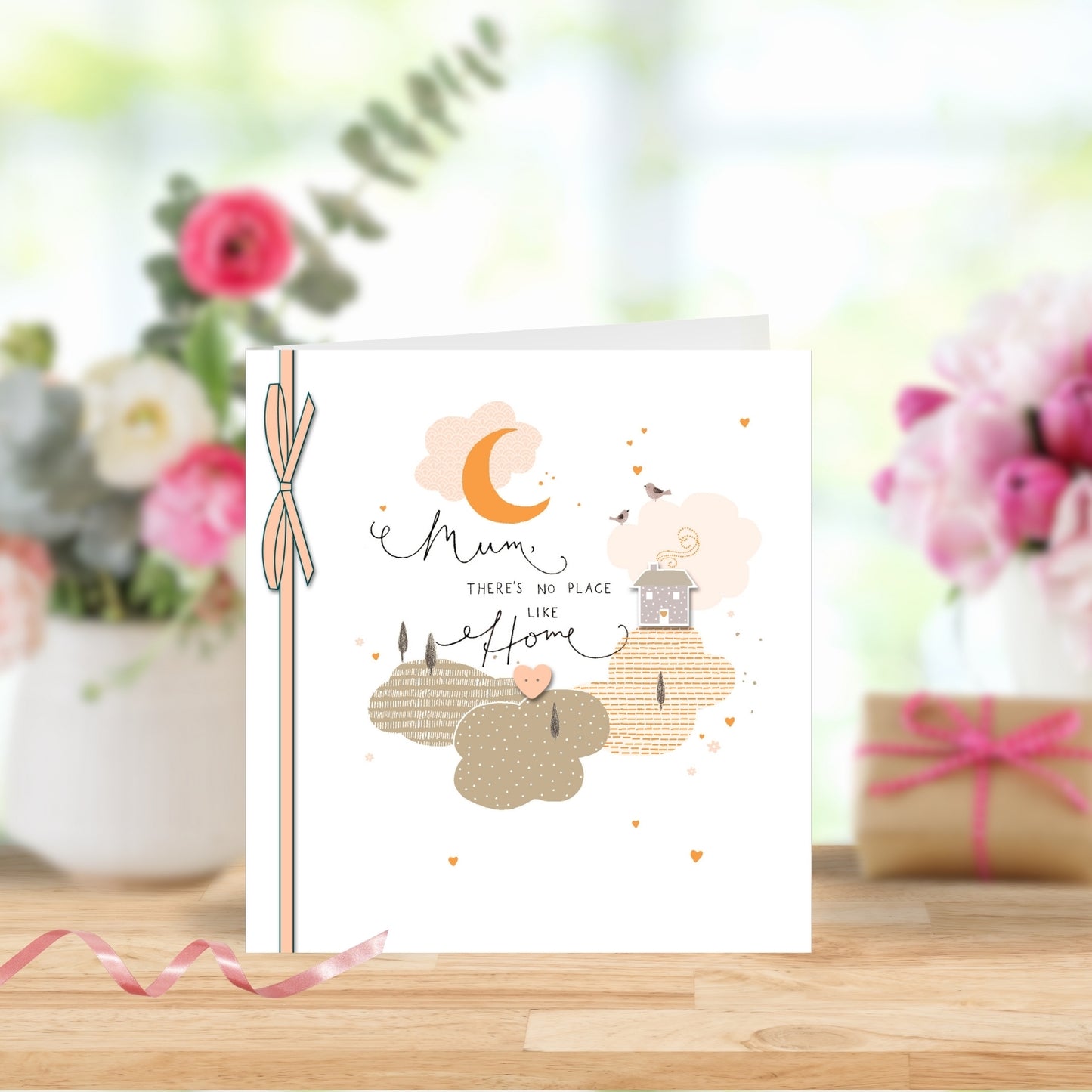 Thanks Mum Embellished Happy Mother's Day Card