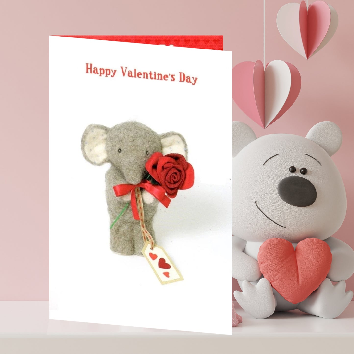 Elliot & Buttons Cute Elephant Valentine's Day Card
