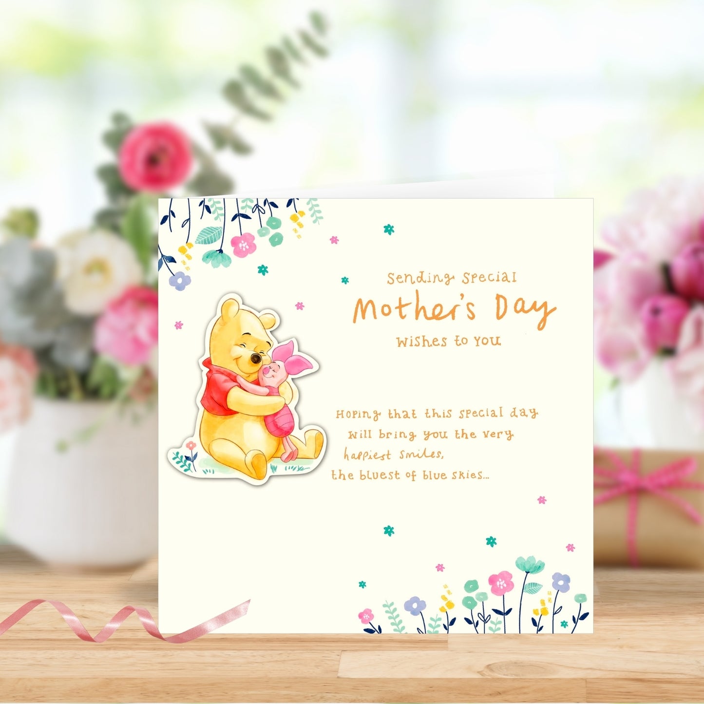 Disney Winnie The Pooh Bear Special Mother's Day Card