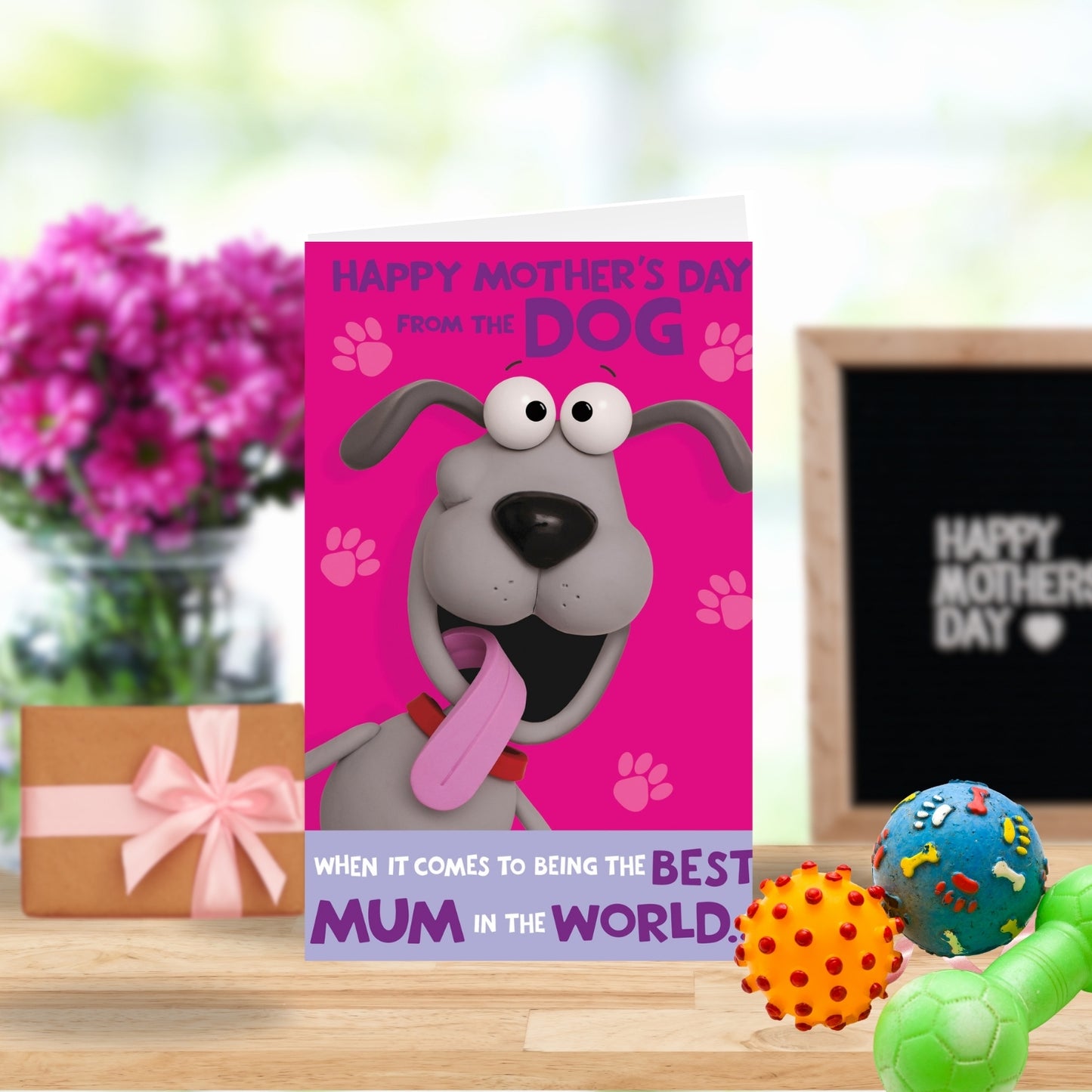 From The Dog Best Mum In The World Mother's Day Card