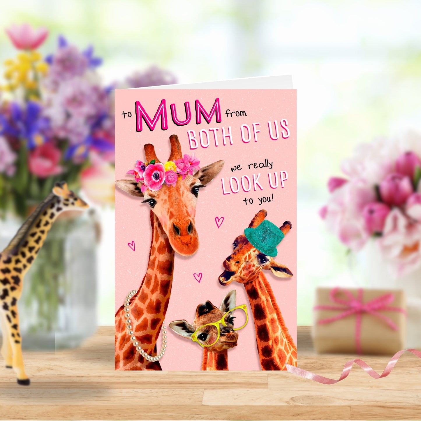 To Mum From Both Of Us Look Up Mother's Day Card