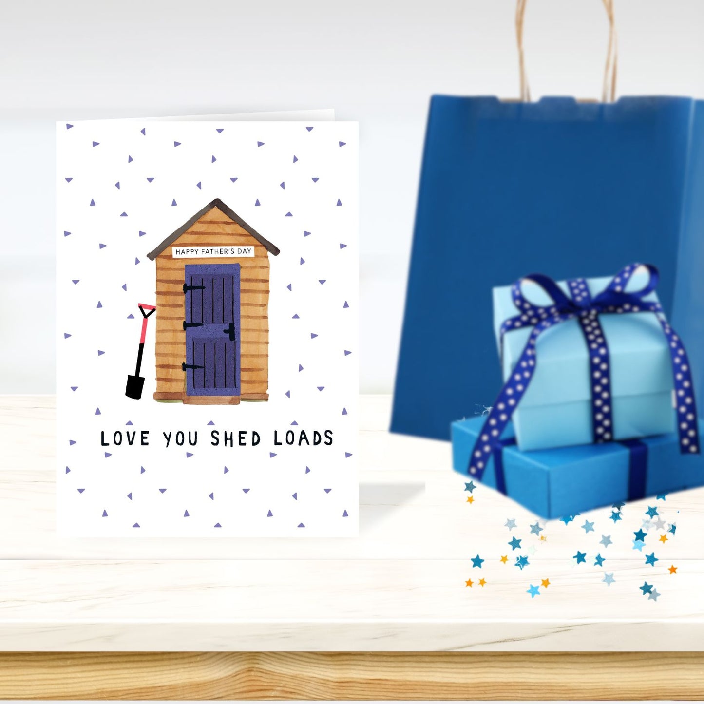 Love You Shed Loads Magical Hideaway! Father's Day Contemporary Greeting Card