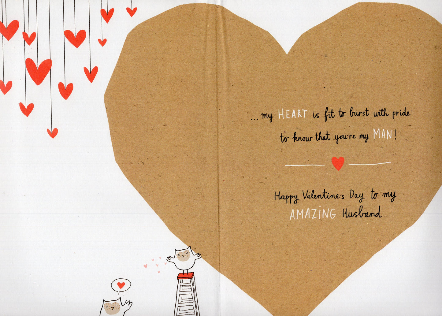 To My Amazing Husband On Valentine's Day Card