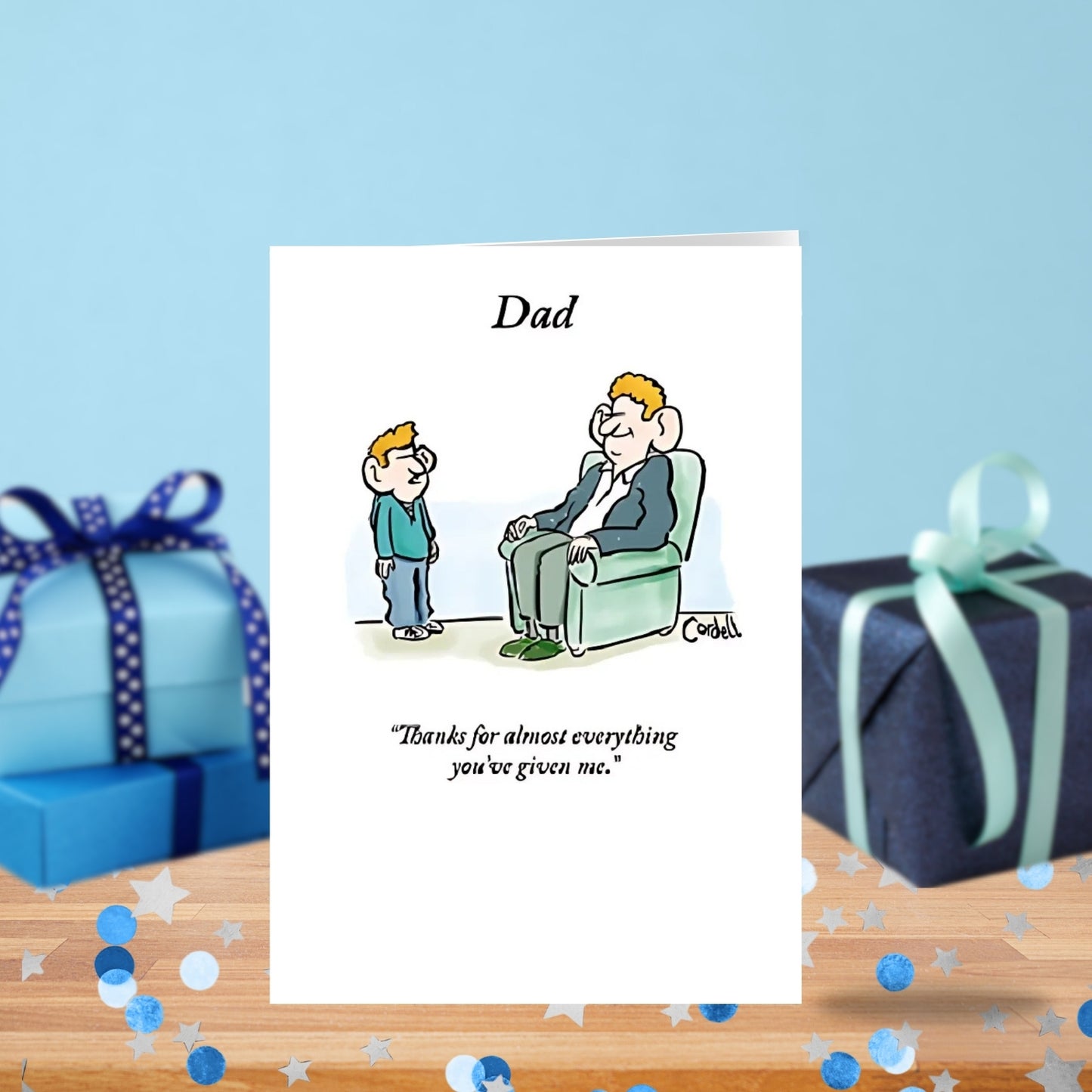 Thanks For Almost Everything Funny Father's Day Greeting Card