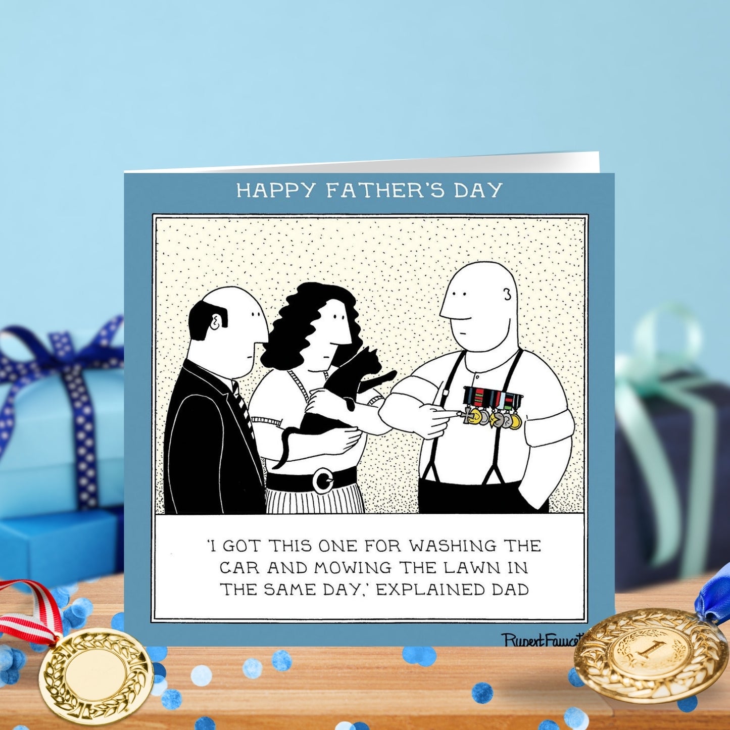 Got This One For Mowing The Lawn Funny Fred Father's Day Card