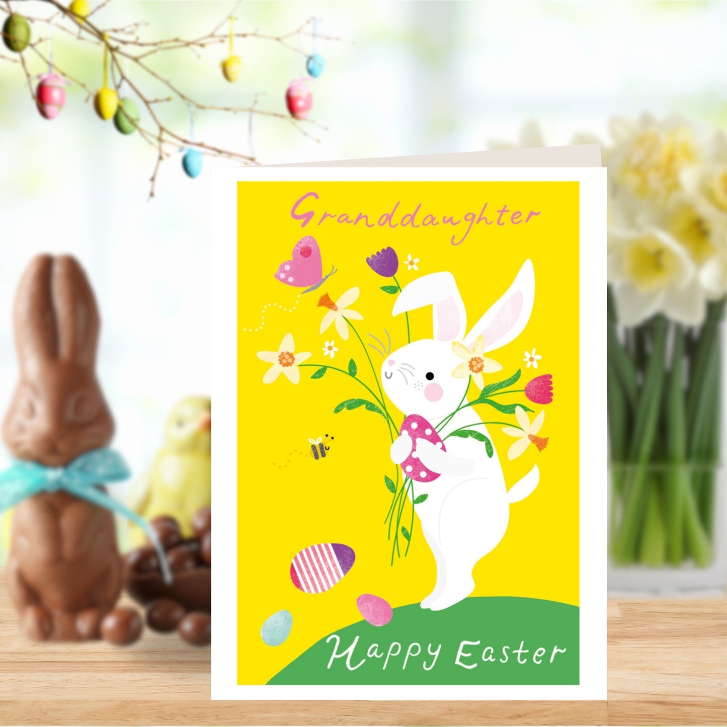 Happy Easter Granddaughter Easter Greeting Card