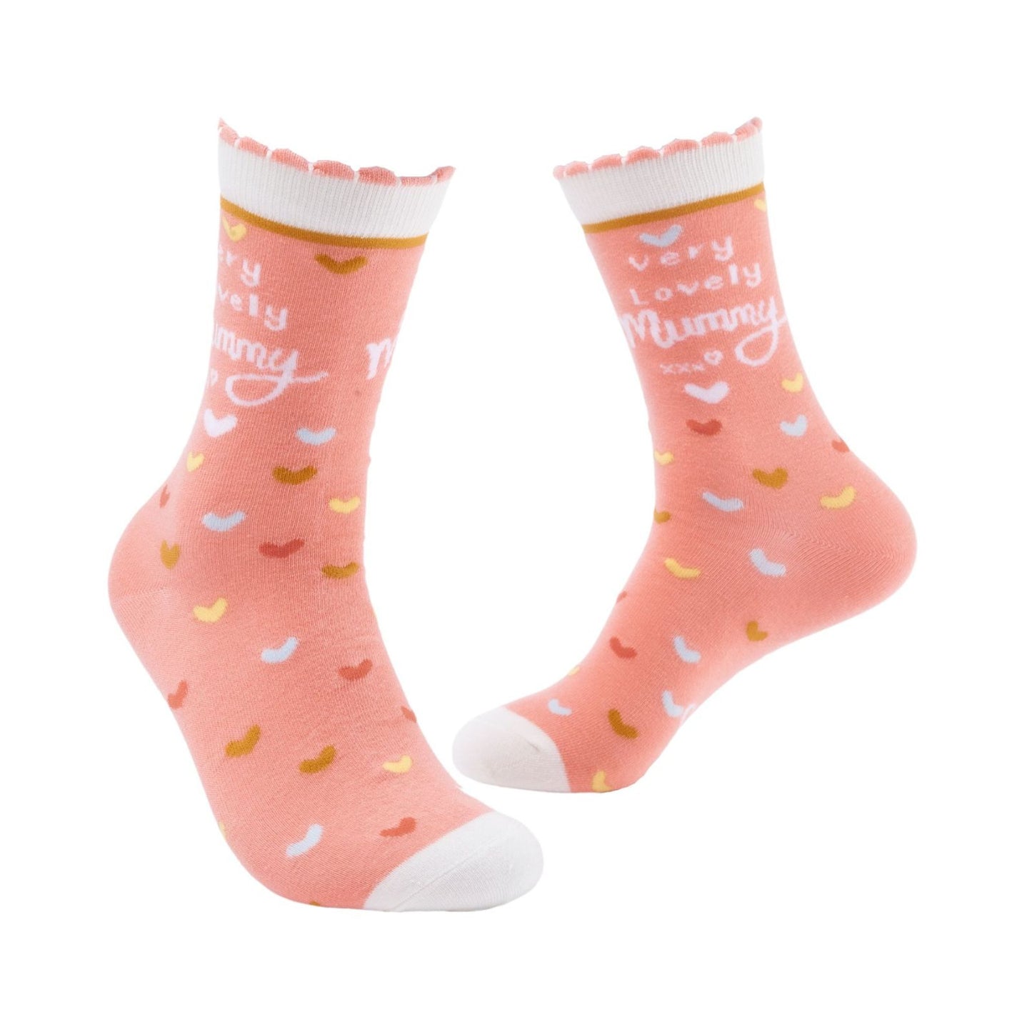 Boofle Very Lovely Mummy Socks UK Size 4-7 Cosy Woven Socks Gift Idea