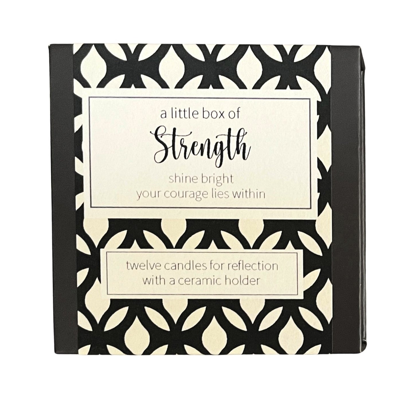 Cotton & Grey A Little Box Of Strength Candles Be Brave Candle Gift Idea