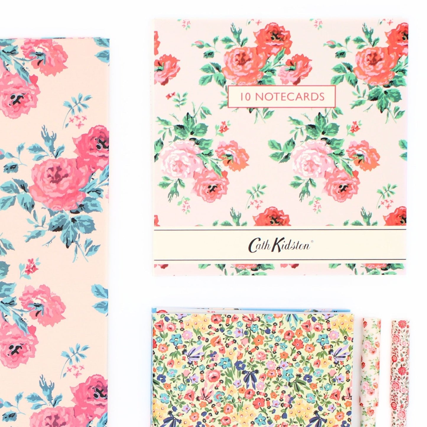 Cath Kidston Stationery Pack 10 Notecards In 2 Floral Designs Writing Gift Idea