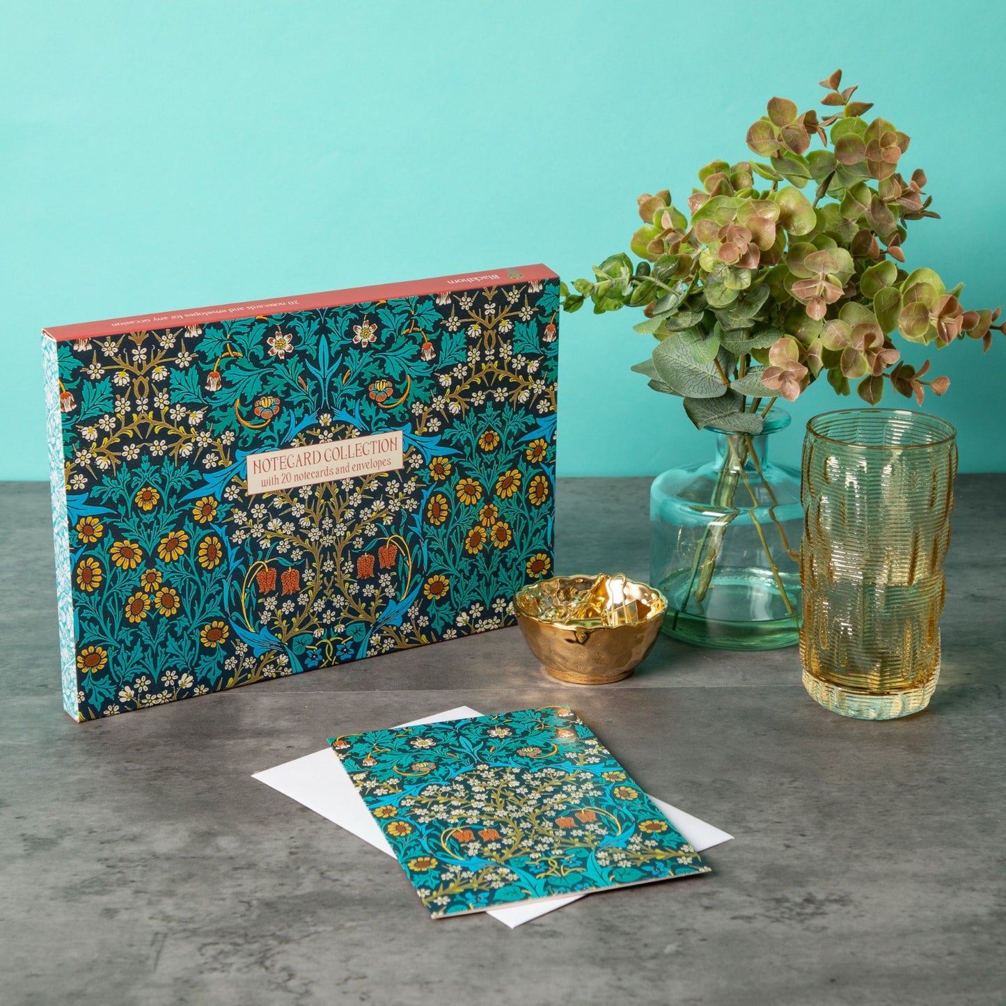 Gifted Stationery Notecard Collection William Morris Blackthorn 20 Notecards