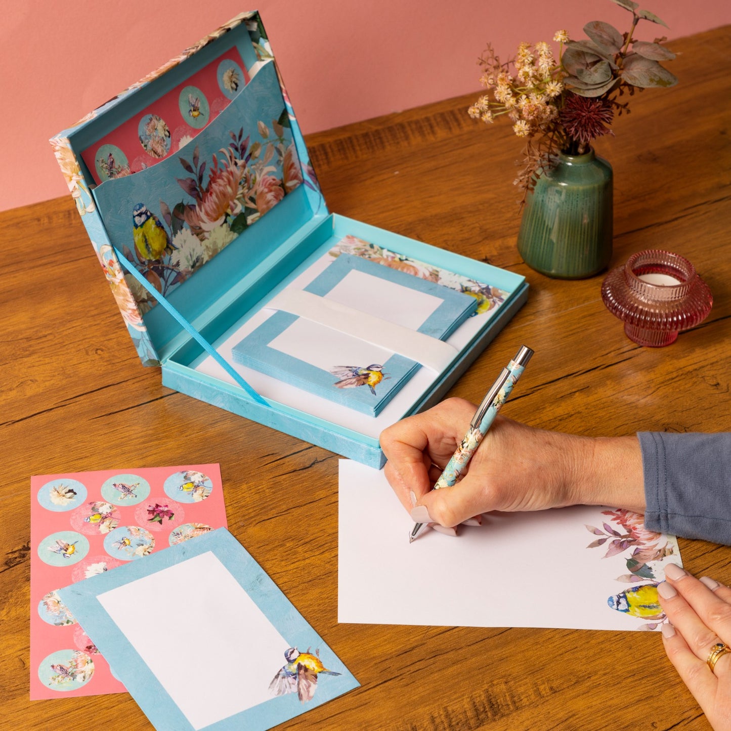 Gifted Stationery Writing Set Symphony Design Letter Paper & Envelopes