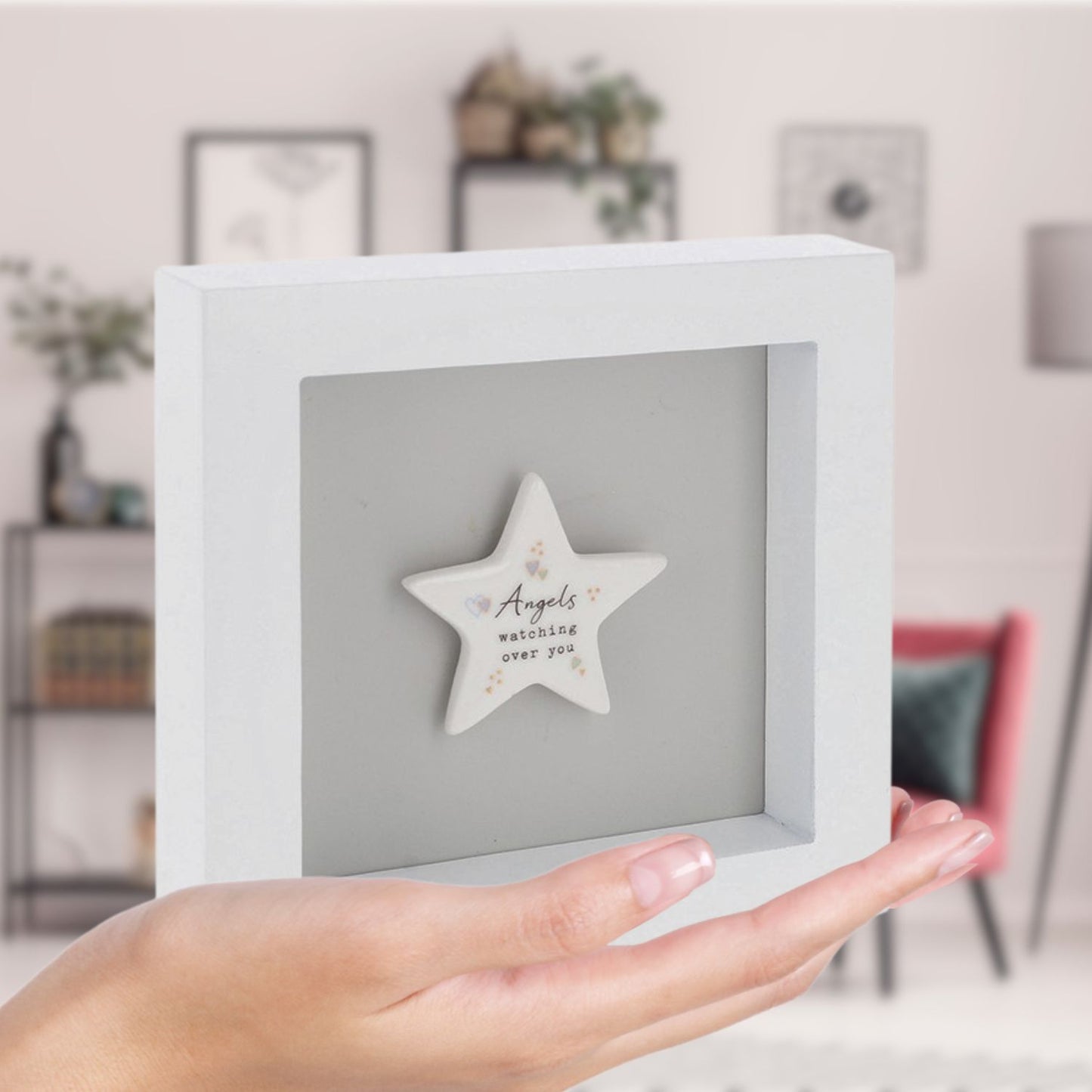 Heartfelt Art Angels Watching Over You Loving Wall Plaque Gift Idea