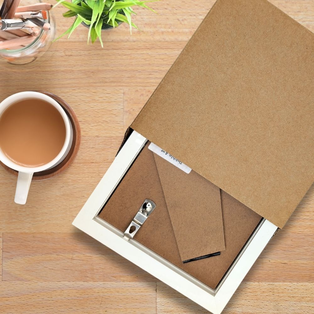 La De Da! Mum Moon & Back Mini Pebble Art Framed Print Gift Idea