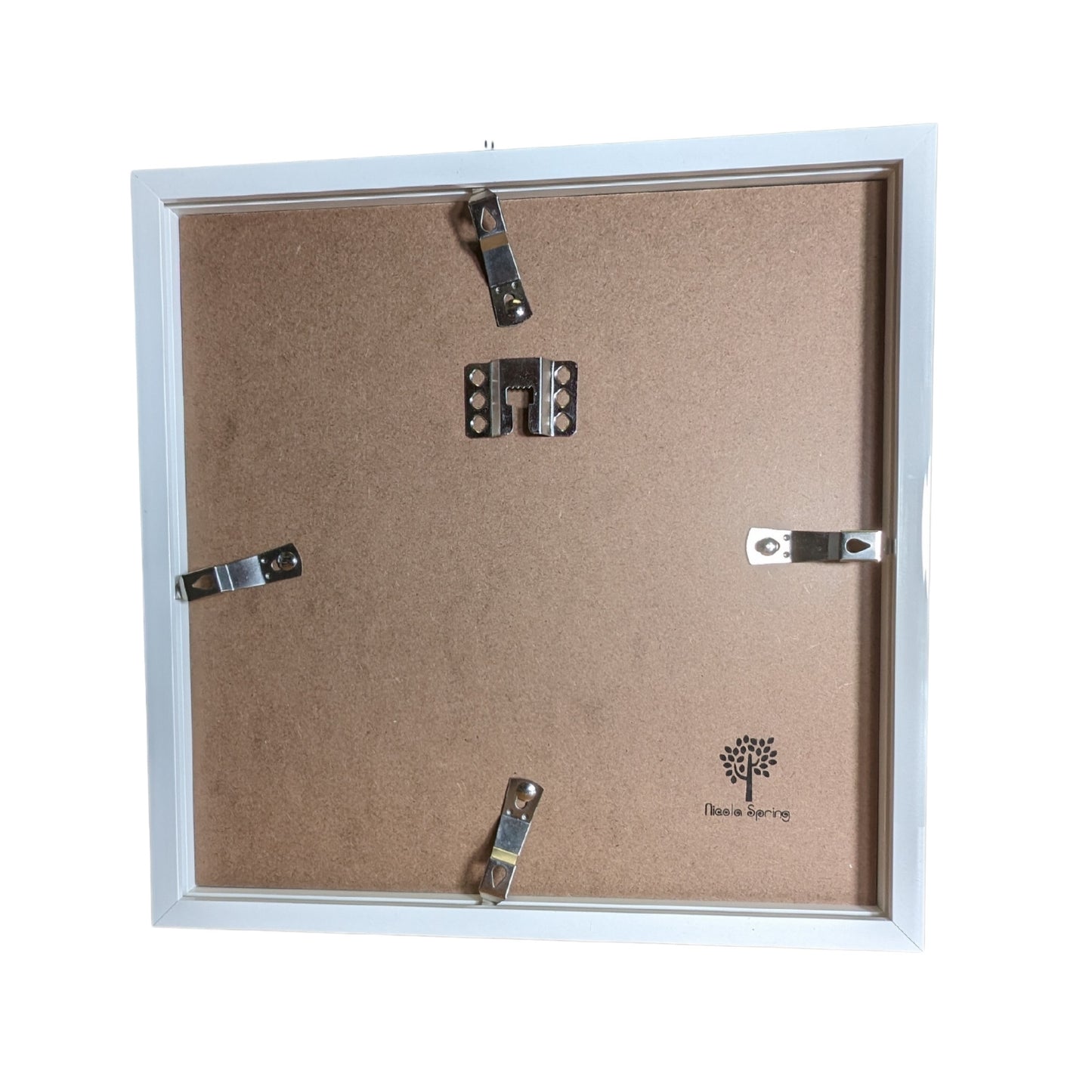 Nicola Spring White 10"x 10" 3D Box Photo Frame Picture or Greeting Card Display