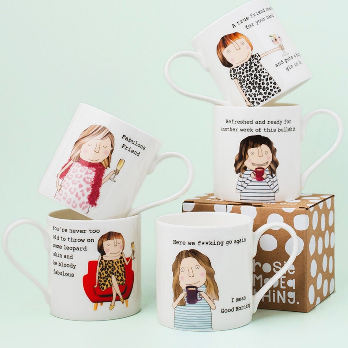 Rosie Made A Thing Good Morning Here We Go Again For Her Mug In Gift Box For Her