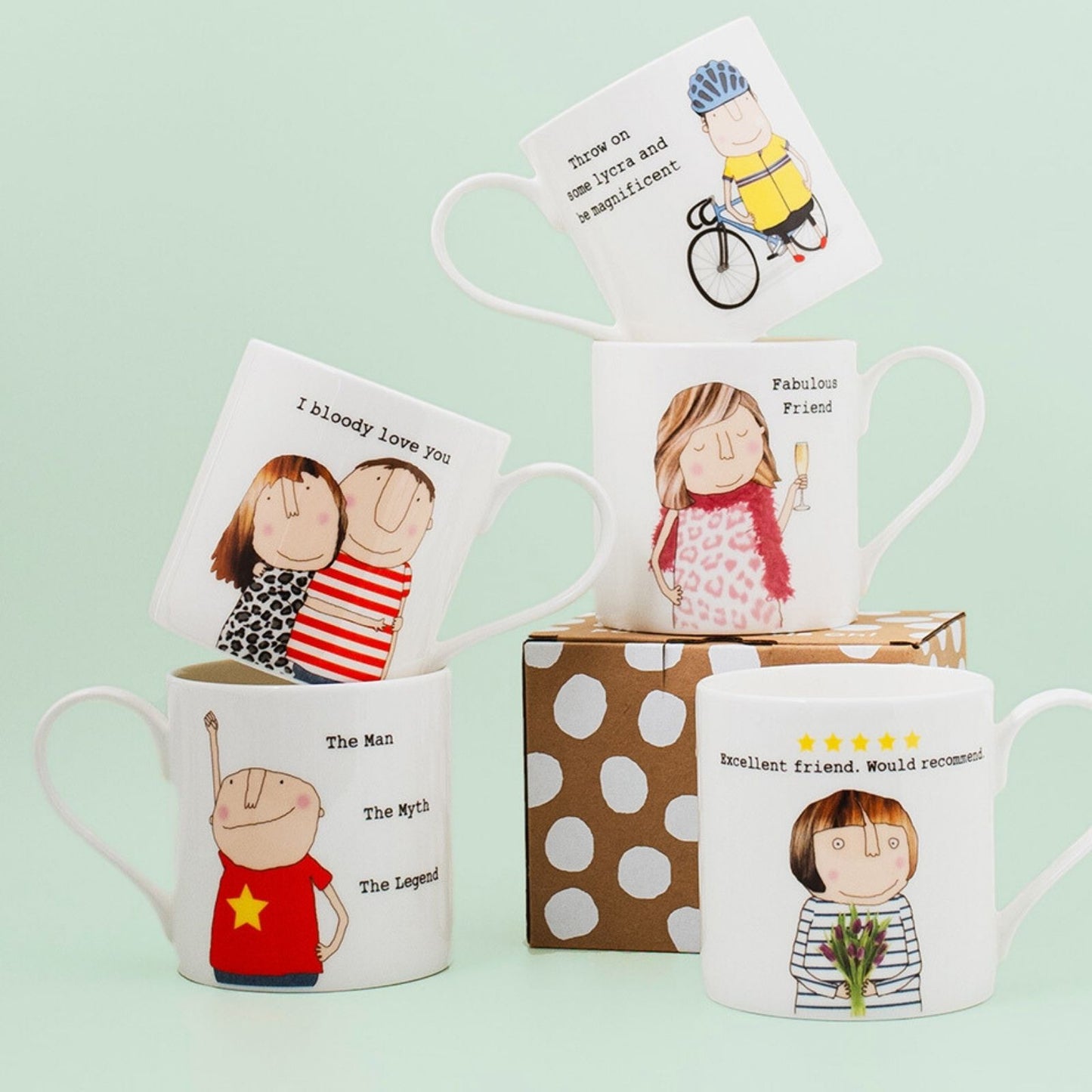 Rosie Made A Thing Excellent Friend Would Recommend Mug In Gift Box 5 Stars