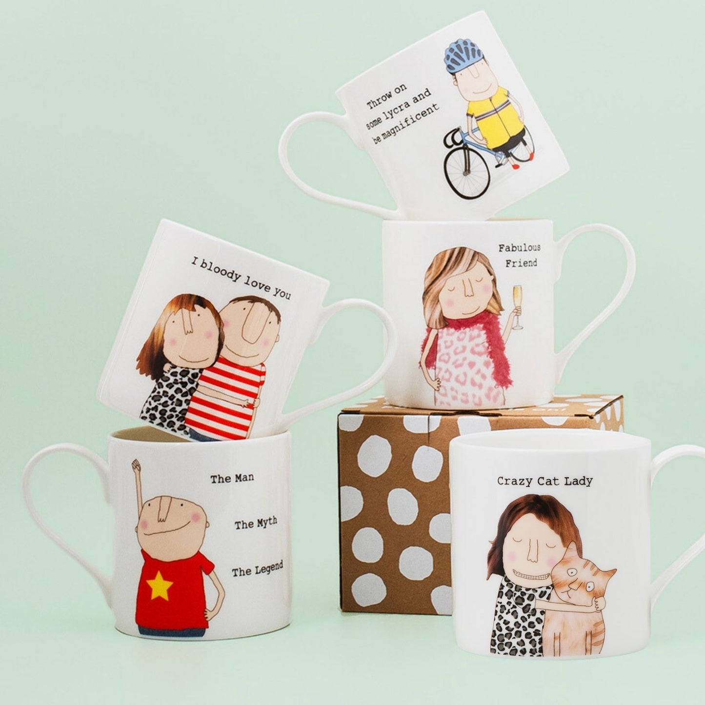 Rosie Made A Thing Crazy Cat Lady Mug In Gift Box For Cat Mum