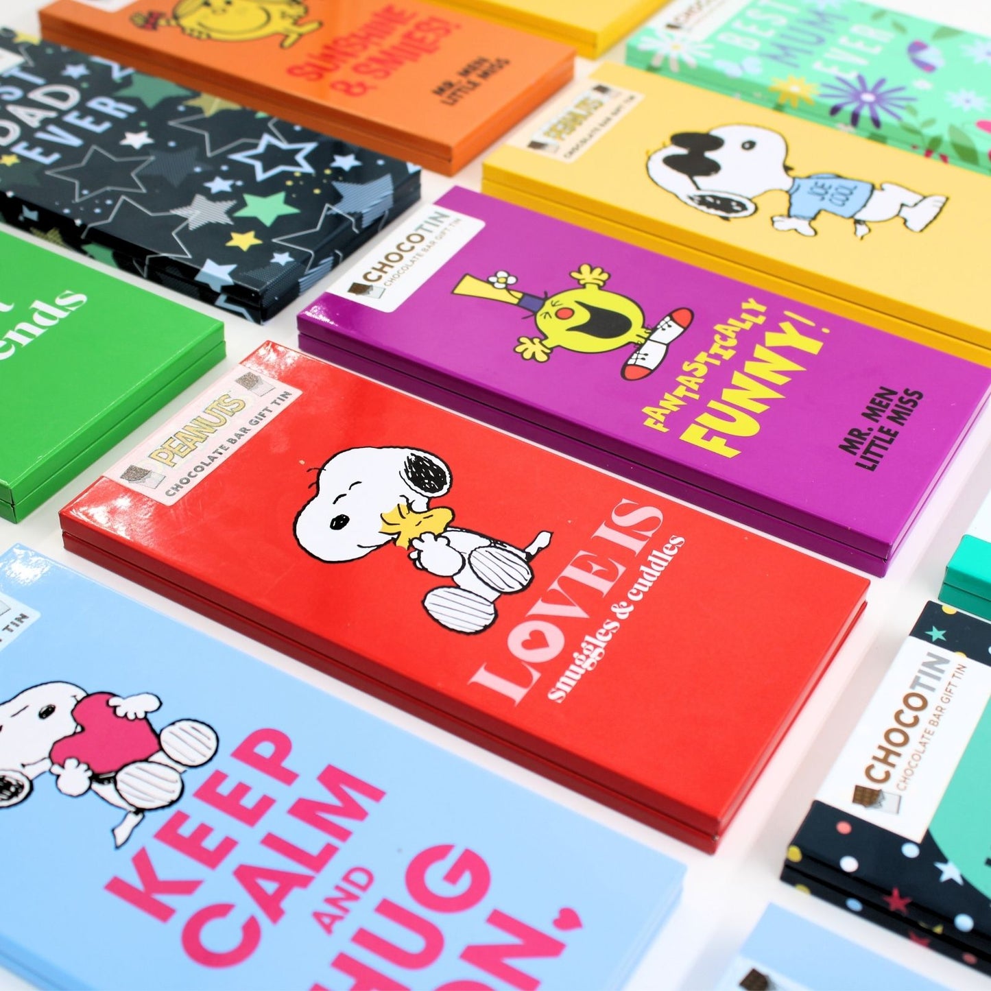 Mr. Men Little Miss 'Fantastically Funny' Chocolate Bar Gift Tin Collectable Gift