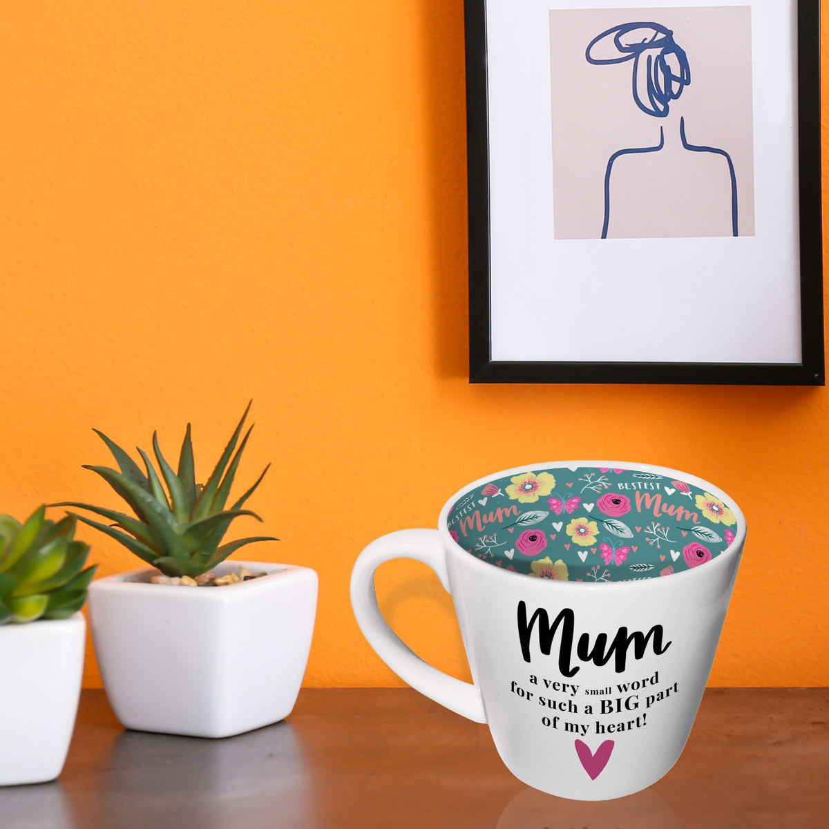 Mum Is A Small Word Ceramic Mug In Gift Box By Inside Out