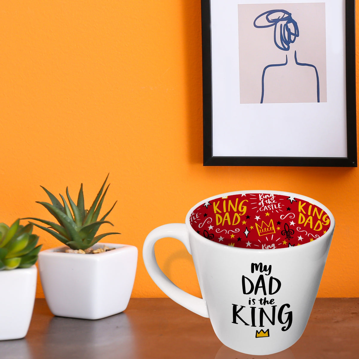 My Dad Is King Ceramic Mug In Gift Box By Inside Out
