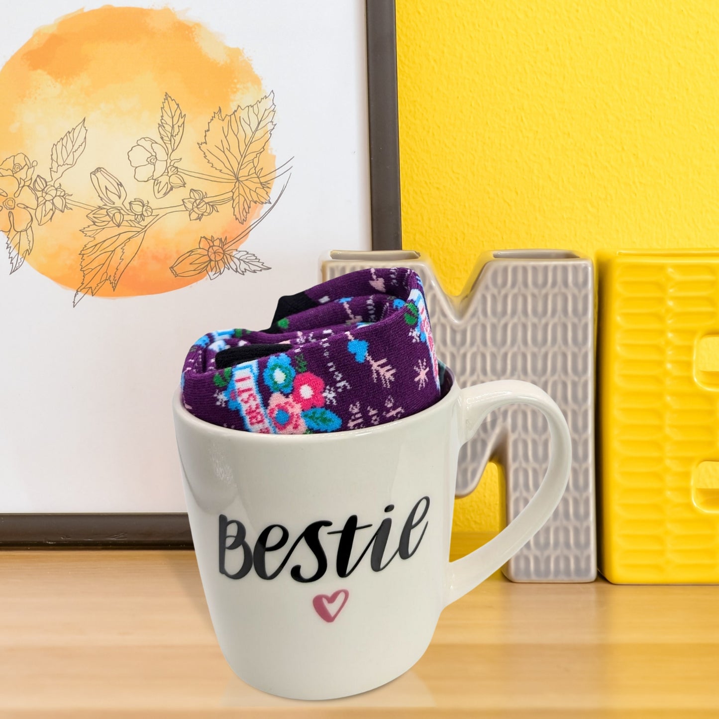 The Bestest Bestie BFF Mug & Socks Set For Her Bestie-Tastic! Gift Set