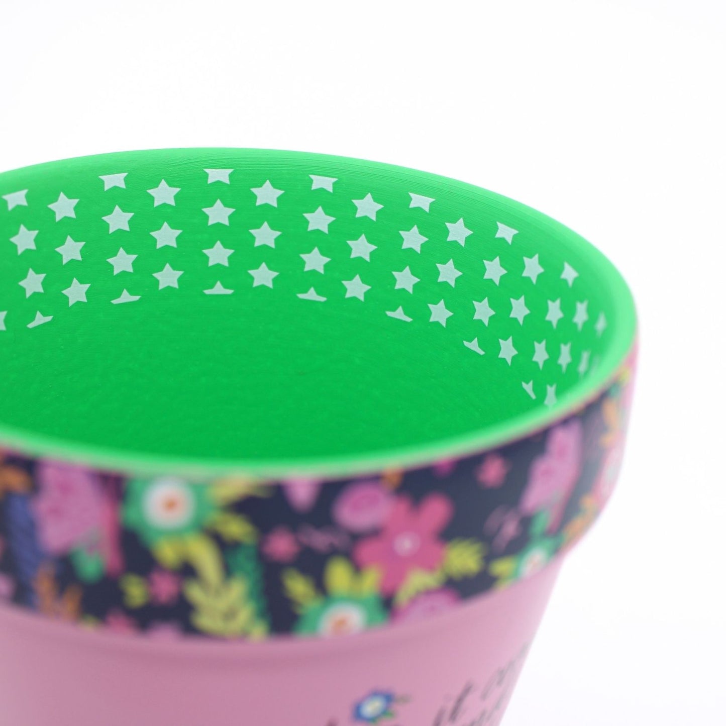 Love Plants Blooming Best Friend Painted Terracotta Plant Pot Gift Idea
