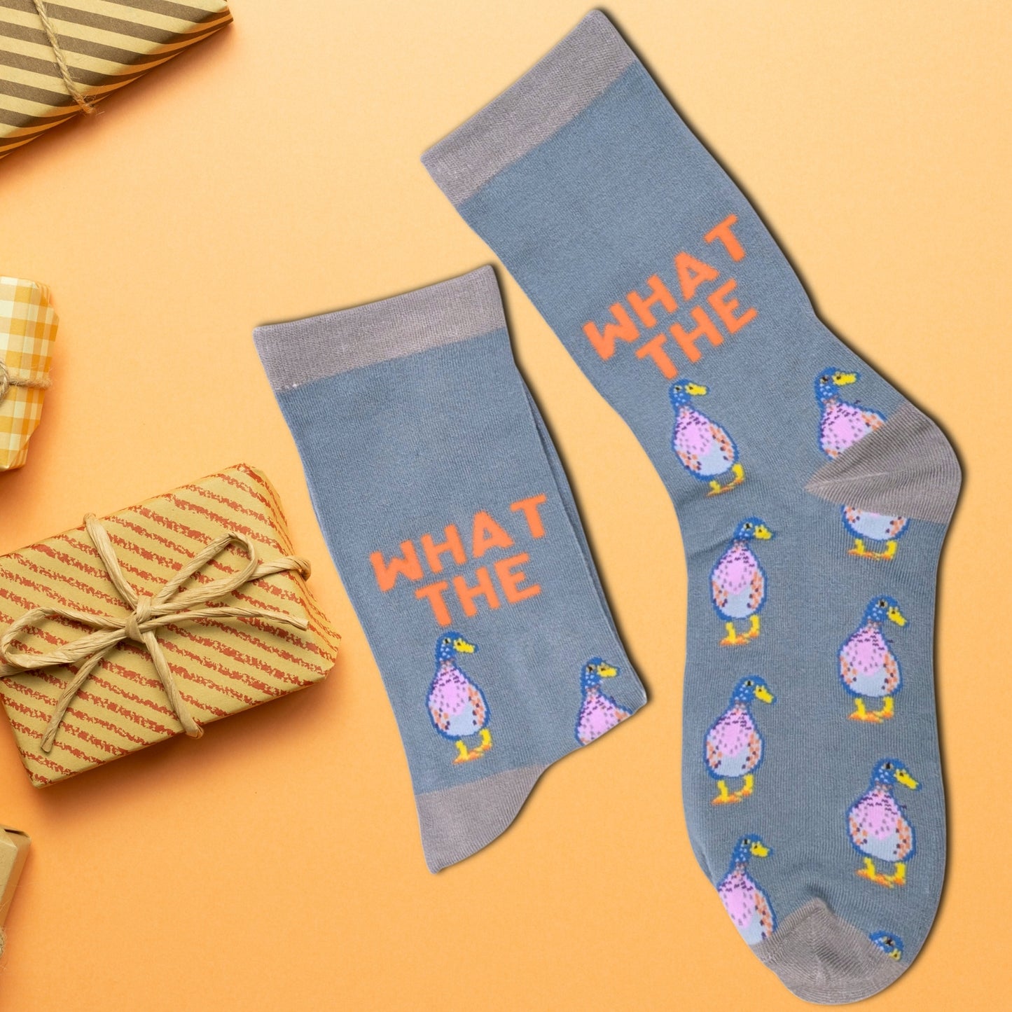 What The Duck Socks For Him UK 8-11 Bamboo Socks Novelty Gift Idea