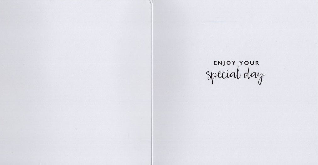 You're Every Kind Of Wonderful Gold Foiled Birthday Greeting Card