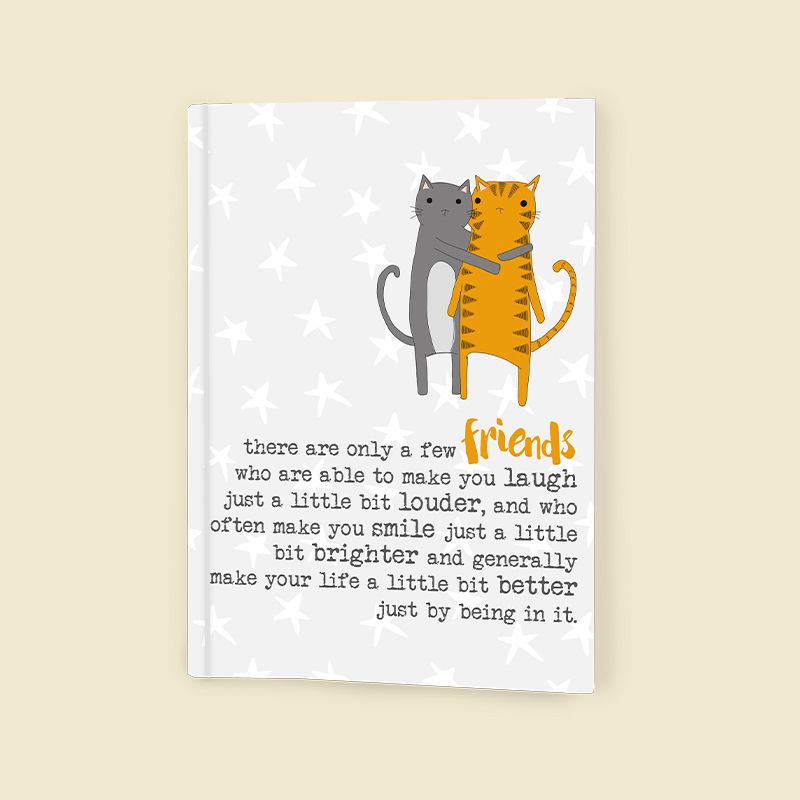 Friends Make Life Better By Being In It Notebook Gift