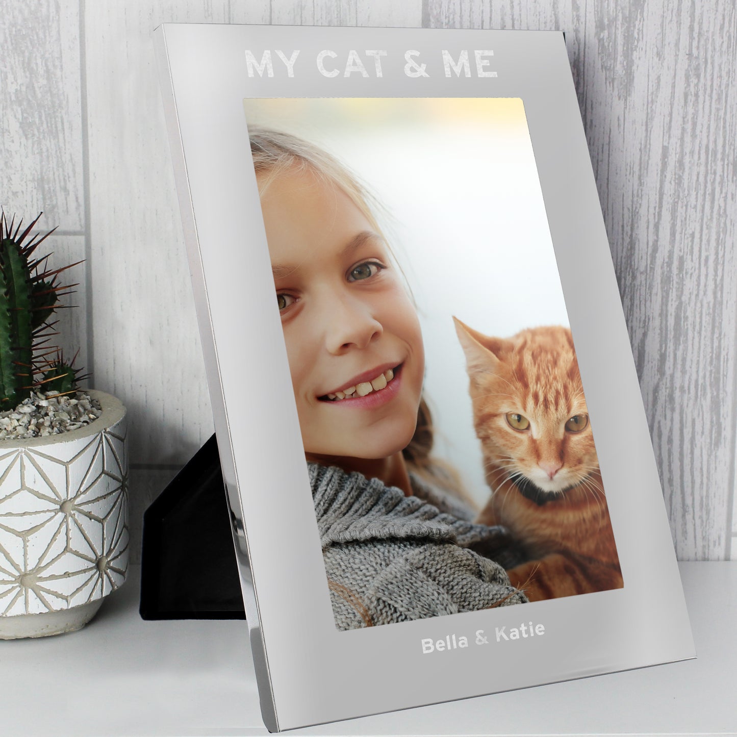 Personalised & Me 5x7 Silver Photo Frame - Personalise It!