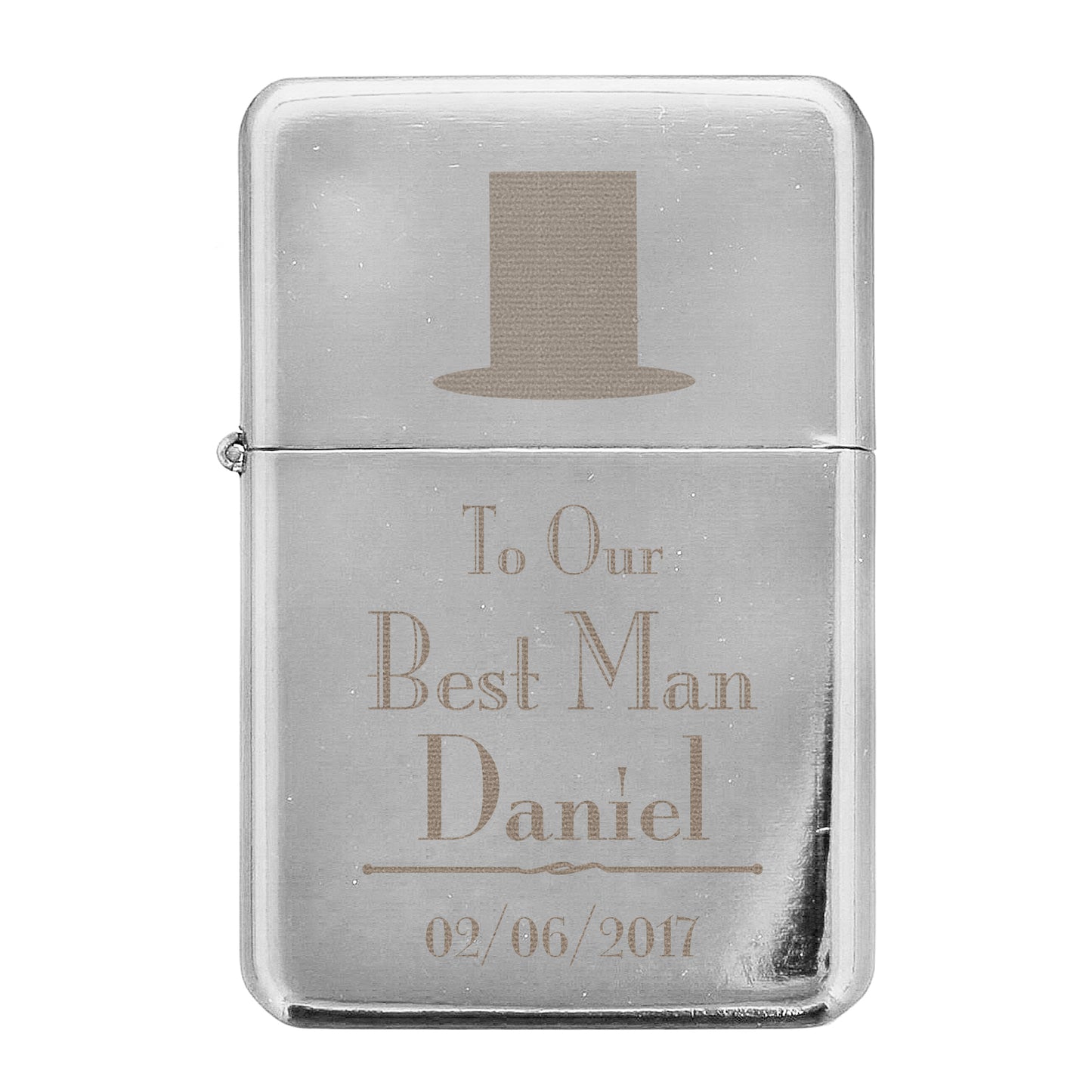 Personalised Decorative Wedding Best Man Lighter - Personalise It!