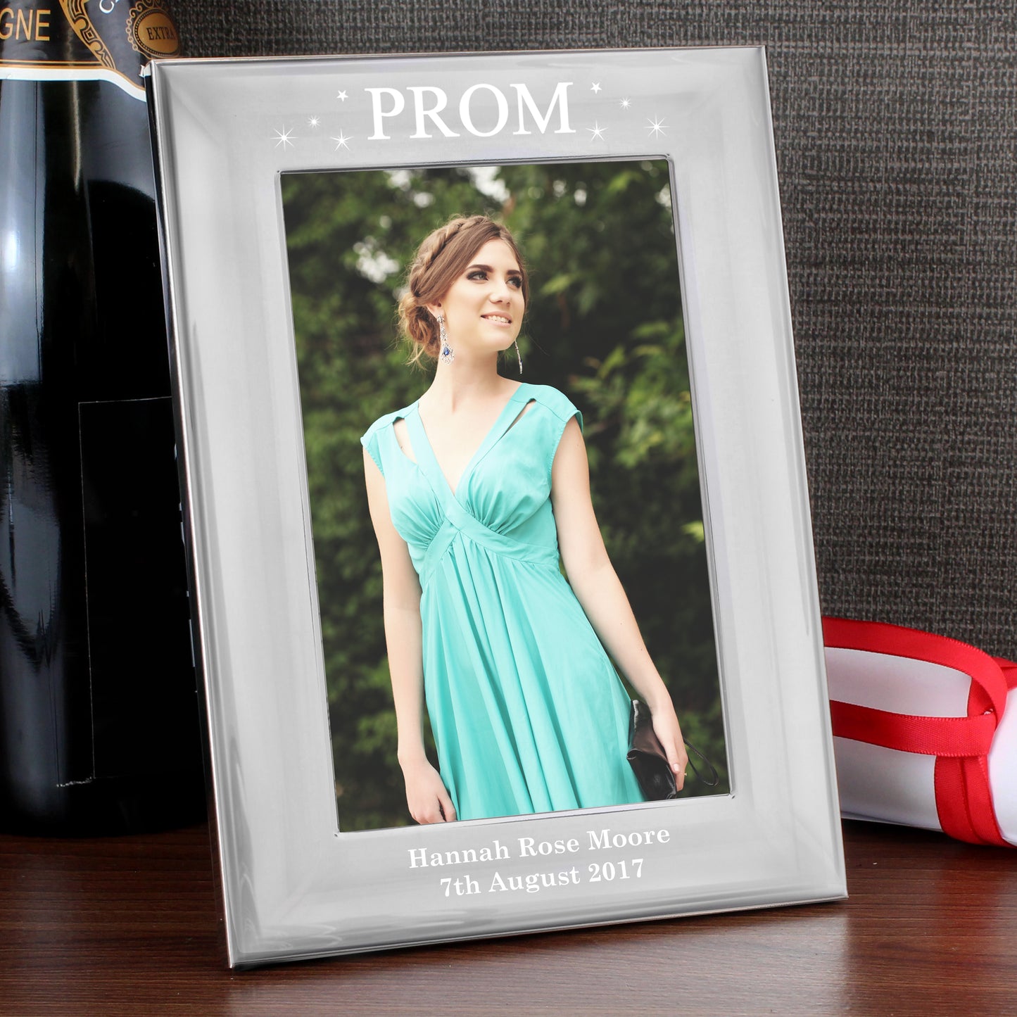 Personalised Prom Night 4x6 Silver Photo Frame - Personalise It!
