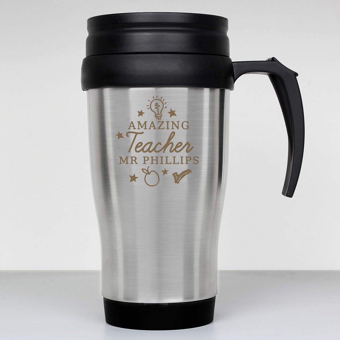 Personalised Amazing Teacher Travel Mug - Personalise It!