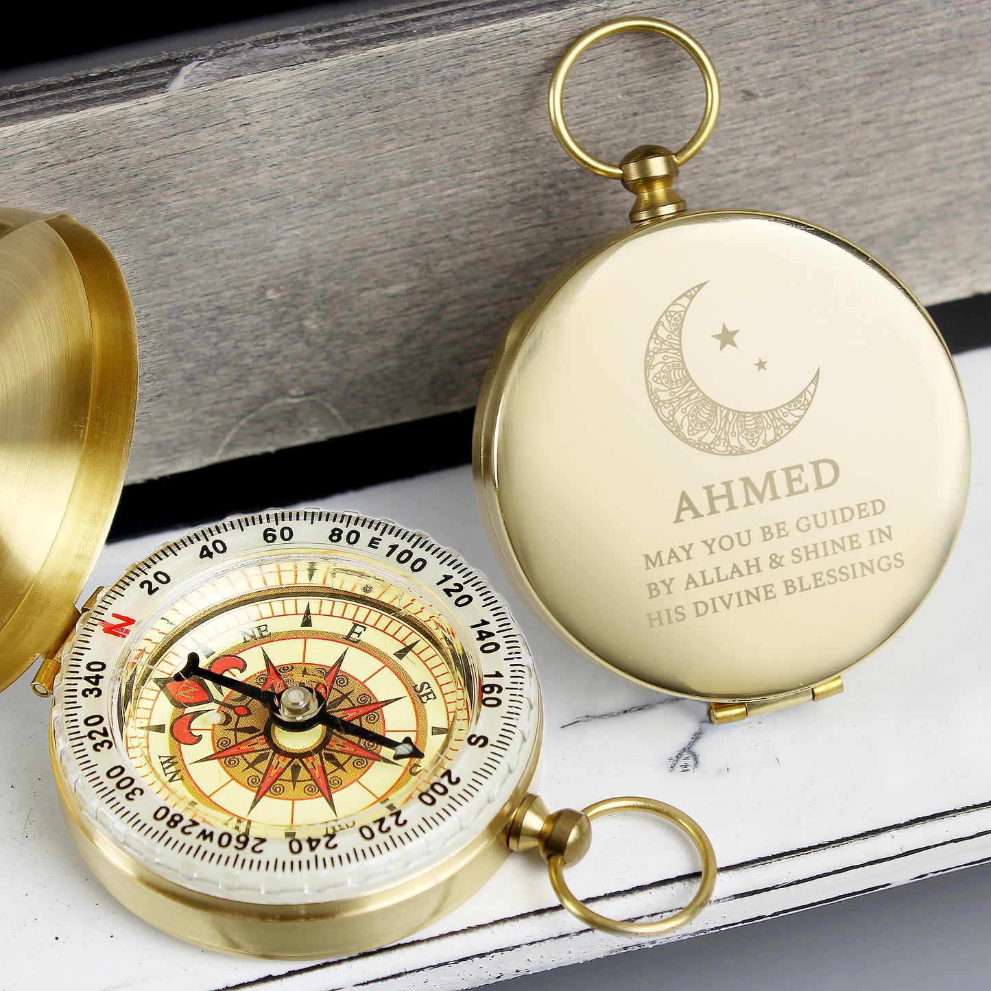 Personalised Eid Keepsake Compass - Personalise It!