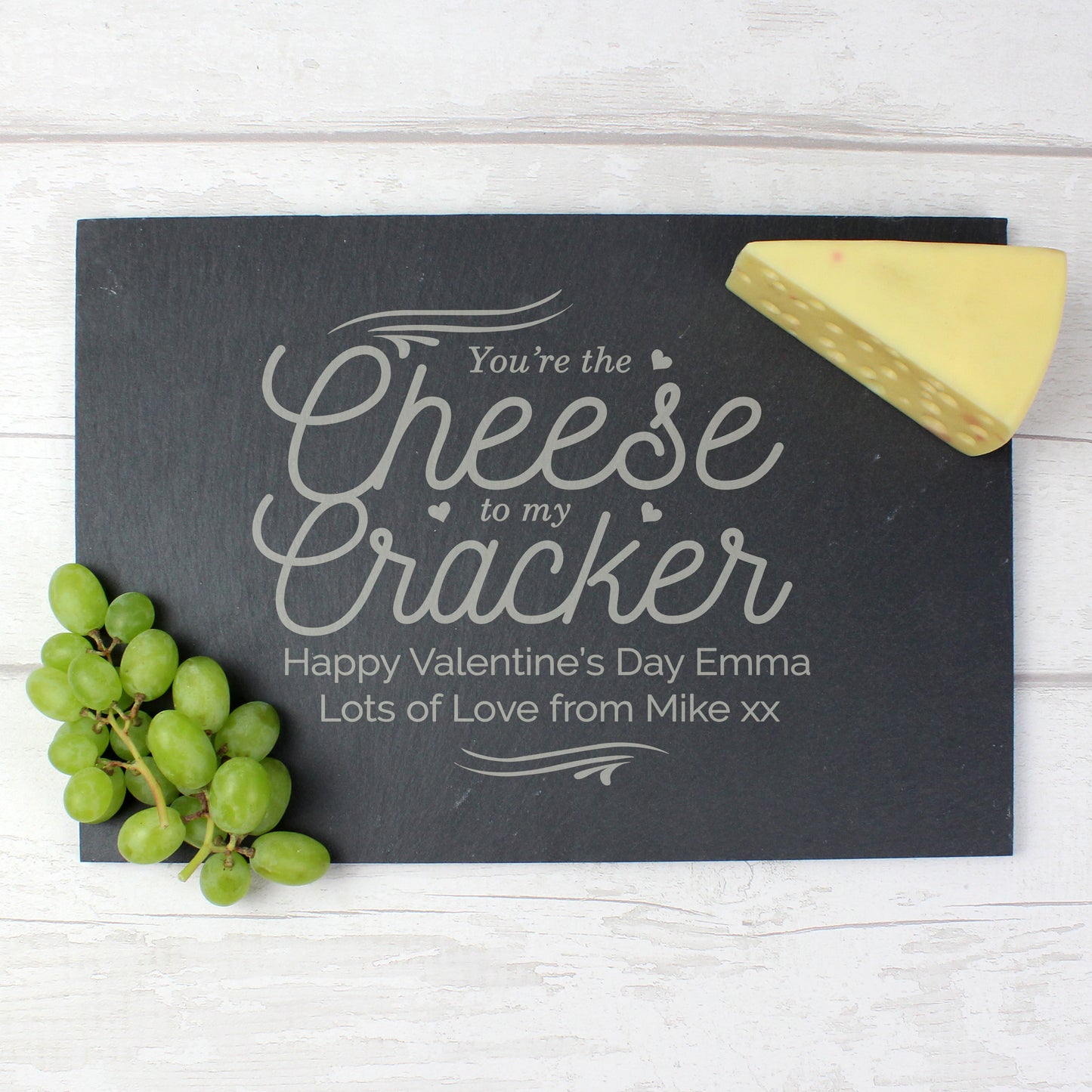 Personalised Cheese To My Cracker Slate Cheese Board - Personalise It!