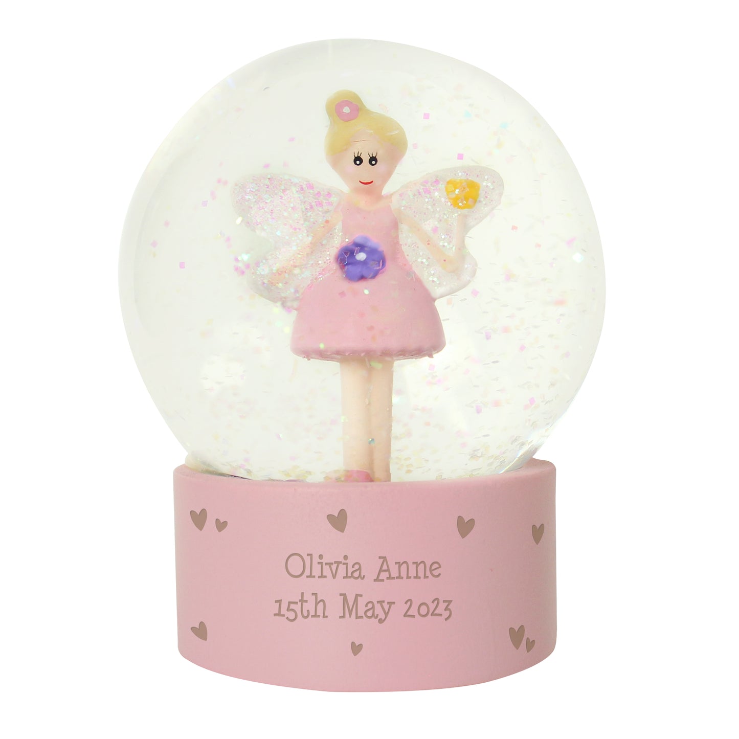 Personalised Fairy Glitter Snow Globe - Personalise It!