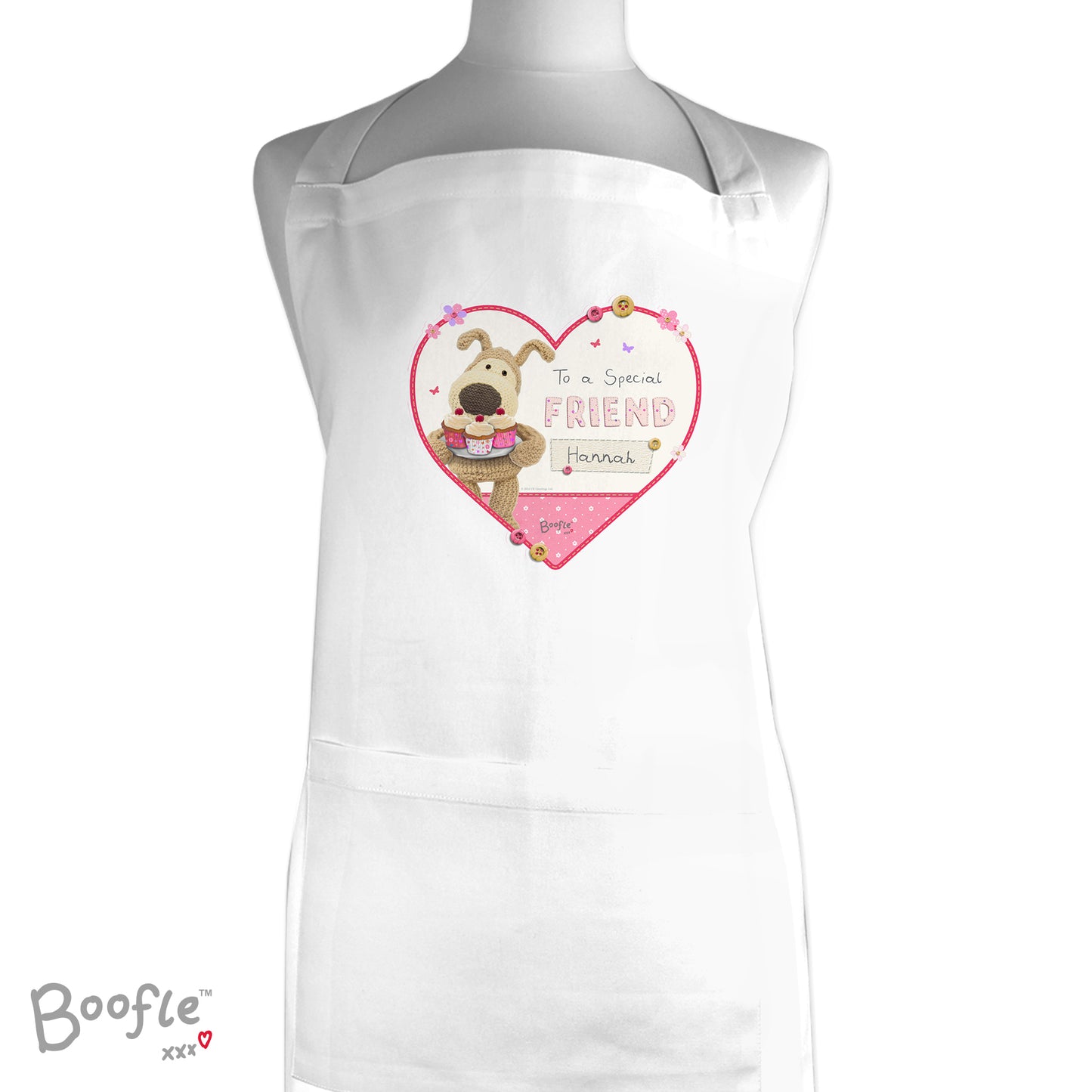 Personalised Boofle Flowers Apron - Personalise It!
