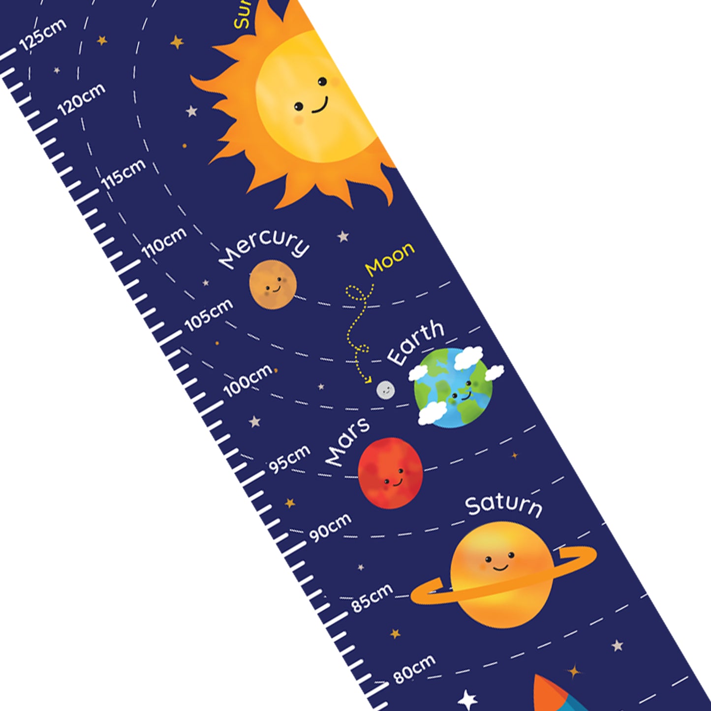 Personalised Solar System Height Chart - Personalise It!